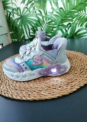 Mor Bağcıklı Kız Çocuk Spor Ayakkabı - Görsel 8