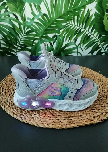 Mor Bağcıklı Kız Çocuk Spor Ayakkabı - Görsel 5