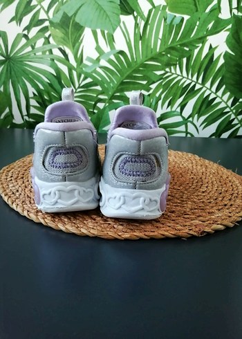 Mor Bağcıklı Kız Çocuk Spor Ayakkabı - Görsel 7