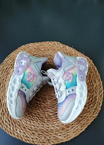 Mor Bağcıklı Kız Çocuk Spor Ayakkabı - Görsel 6