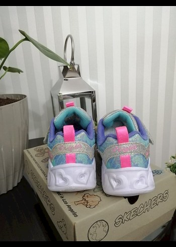 Kız Çocuk Renkli Simli Spor Ayakkabı - Görsel 5