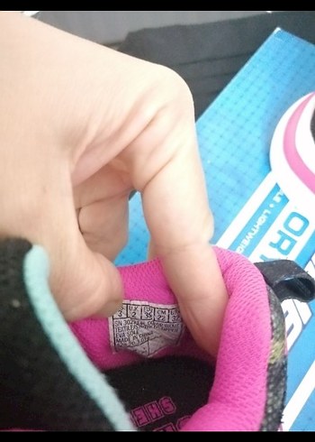 Kız Çocuk Çok Renkli Velcro Spor Ayakkabı - Görsel 8