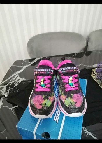 Kız Çocuk Çok Renkli Velcro Spor Ayakkabı - Görsel 3