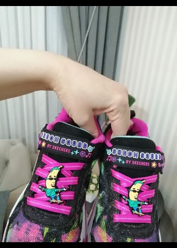 Kız Çocuk Çok Renkli Velcro Spor Ayakkabı - Görsel 6