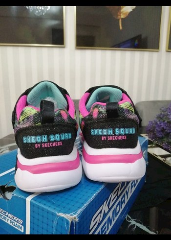 Kız Çocuk Çok Renkli Velcro Spor Ayakkabı - Görsel 5