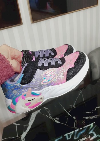 Skechers Unicorn Dreams Kız Çocuk Sneaker - Görsel 12