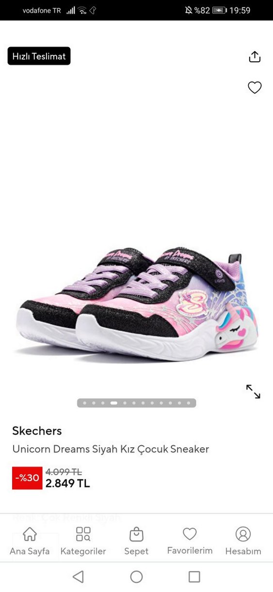 Skechers Unicorn Dreams Kız Çocuk Sneaker - Görsel 2
