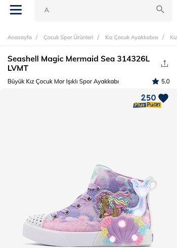 Kız Çocuk Mor Işıklı Spor Ayakkabı - Görsel 3