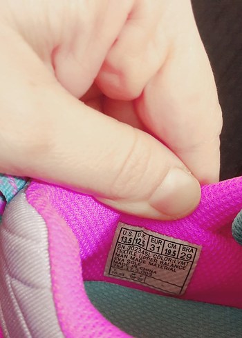 Kız Çocuk Renkli Bağcıklı Spor Ayakkabı - Görsel 8