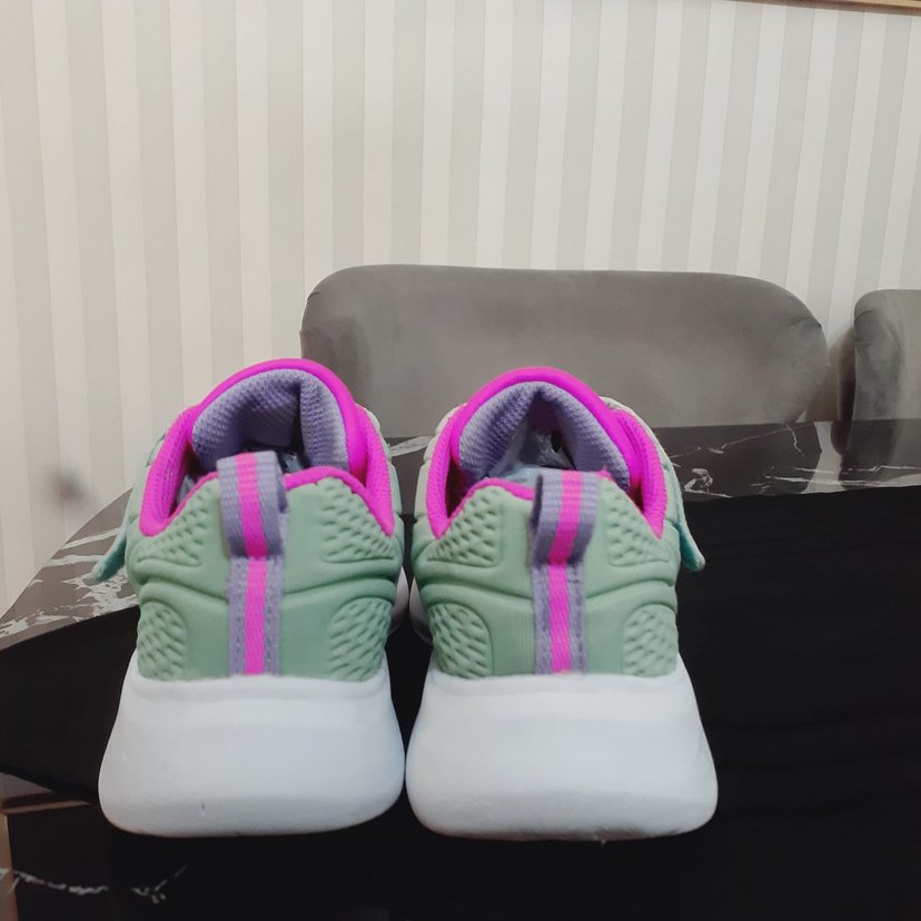 Kız Çocuk Renkli Bağcıksız Spor Ayakkabı - Görsel 3