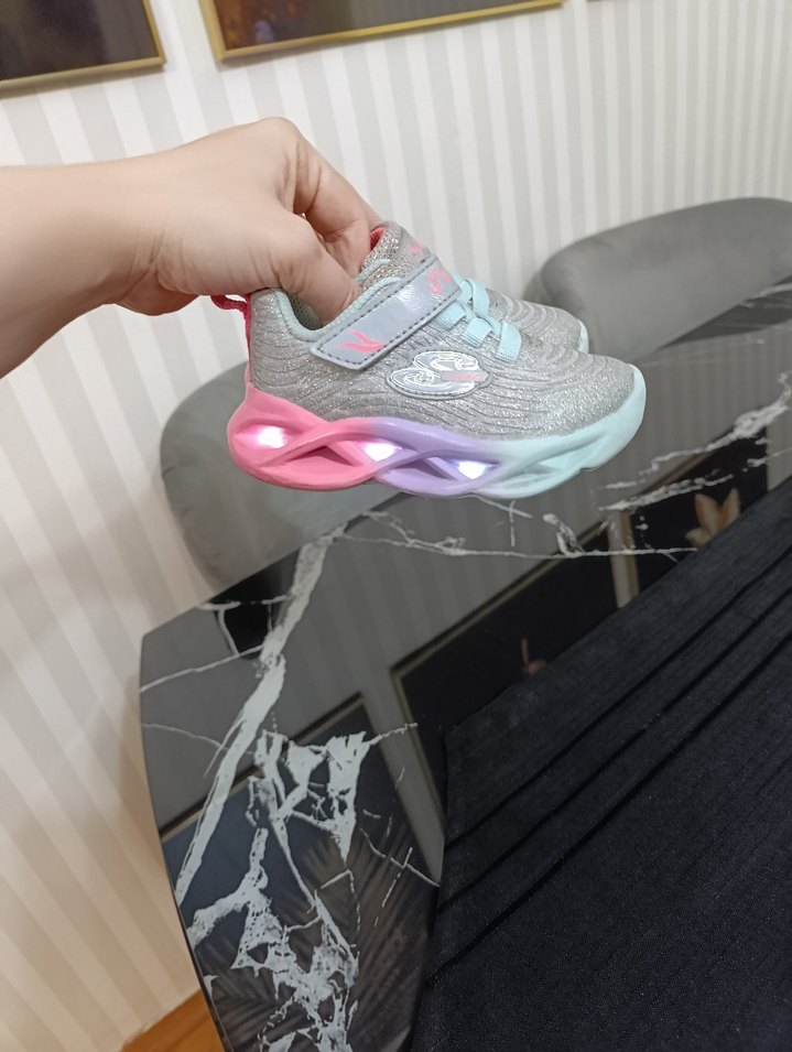 Kız Çocuk Çok Renkli Bağcıksız Spor Ayakkabı - Görsel 5