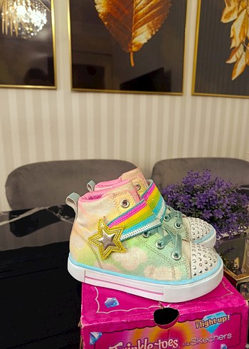 Kız Çocuk Renkli Bağcıksız Spor Ayakkabı - Görsel 3