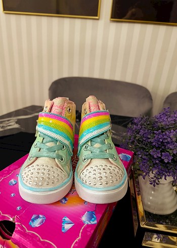 Kız Çocuk Renkli Bağcıksız Spor Ayakkabı - Görsel 2