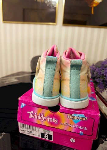 Kız Çocuk Renkli Bağcıksız Spor Ayakkabı - Görsel 4