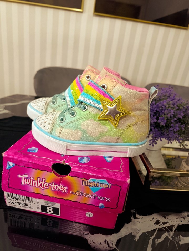 Kız Çocuk Renkli Bağcıksız Spor Ayakkabı - Görsel 5