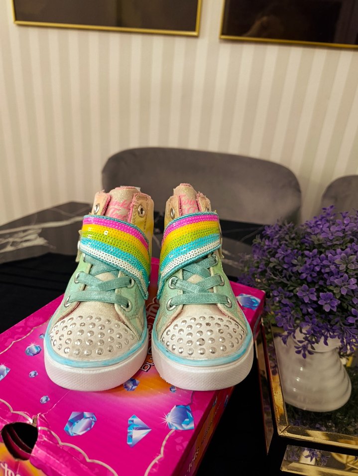 Kız Çocuk Renkli Bağcıksız Spor Ayakkabı - Görsel 2