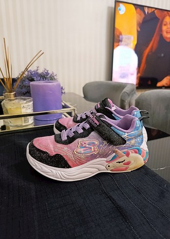 Kız Çocuk Renkli Bağcıklı Spor Ayakkabı - Görsel 7