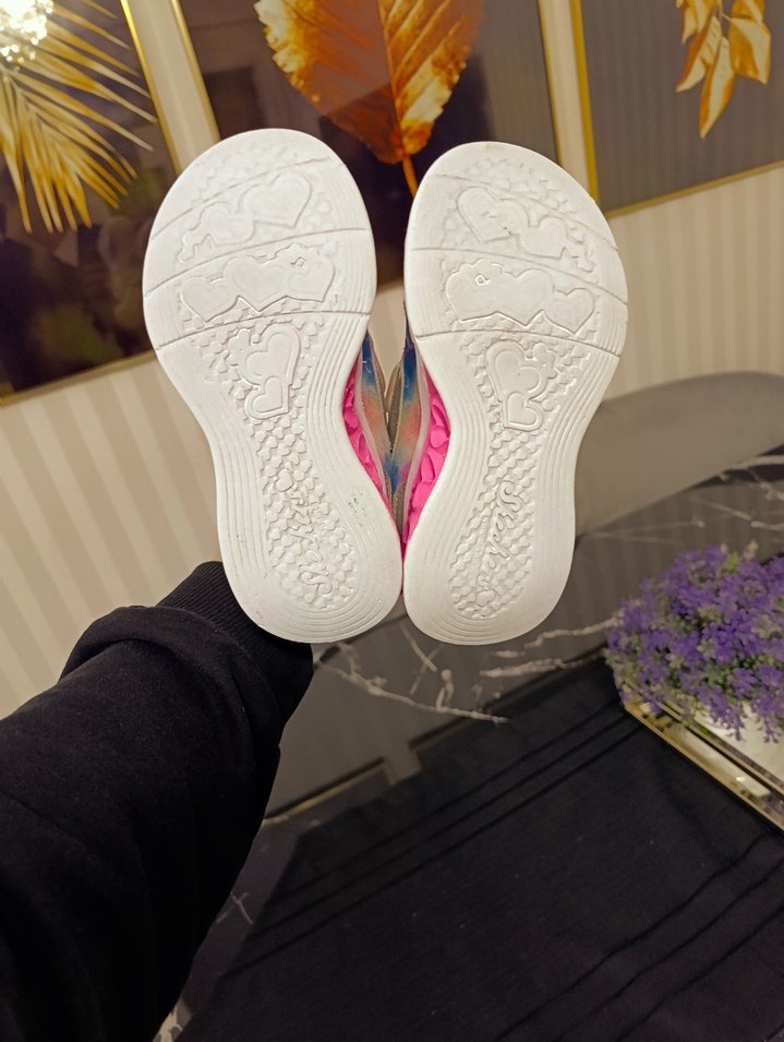 Kız Çocuk Çok Renkli Bağcıksız Spor Ayakkabı - Görsel 5