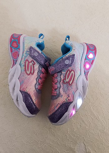 Kız Çocuk Renkli Parlak Spor Ayakkabı - Görsel 3