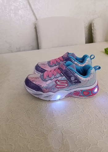 Kız Çocuk Renkli Parlak Spor Ayakkabı - Görsel 5