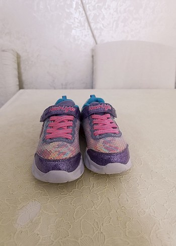 Kız Çocuk Renkli Parlak Spor Ayakkabı - Görsel 6