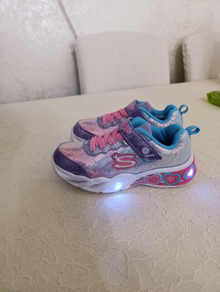 Kız Çocuk Renkli Parlak Spor Ayakkabı - Görsel 5