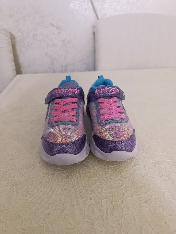 Kız Çocuk Renkli Parlak Spor Ayakkabı - Görsel 2