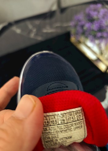 Erkek Çocuk Mavi Spor Ayakkabı Velcro - Görsel 5