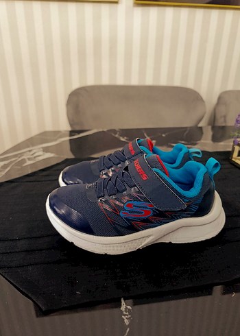 Erkek Çocuk Mavi Spor Ayakkabı Velcro - Görsel 3