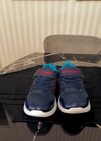 Erkek Çocuk Mavi Spor Ayakkabı Velcro - Görsel 11