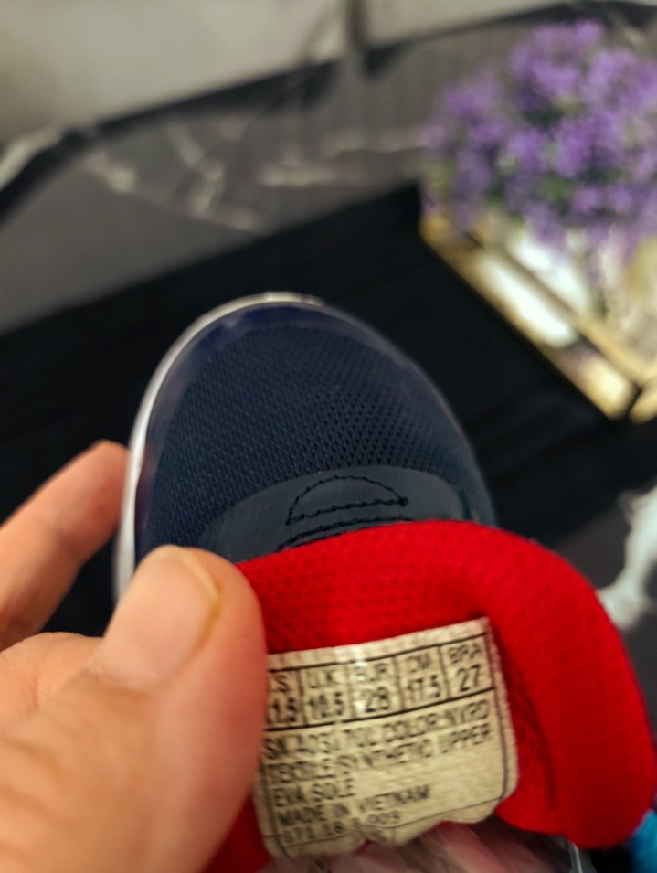 Erkek Çocuk Mavi Spor Ayakkabı Velcro - Görsel 5