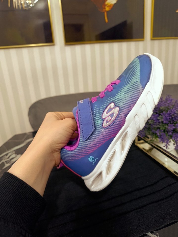 Kızlar için Renkli Bağcıksız Spor Ayakkabı - Görsel 4