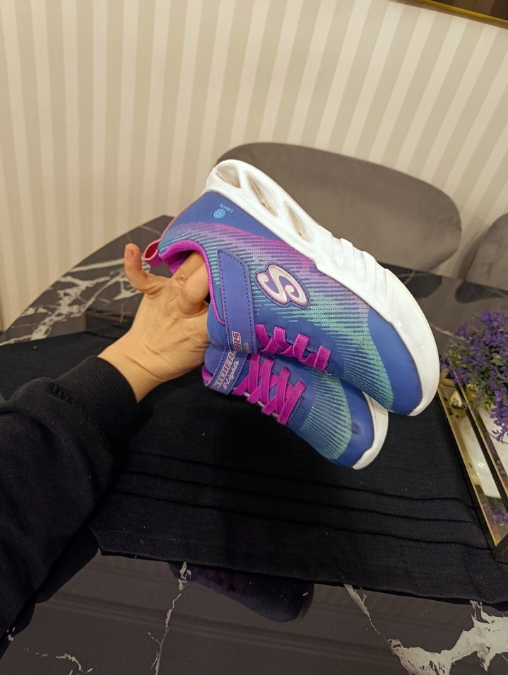 Kızlar için Renkli Bağcıksız Spor Ayakkabı - Görsel 3