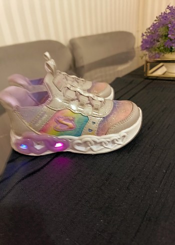 Kız Çocuk Işıklı Çok Renkli Spor Ayakkabı - Görsel 6