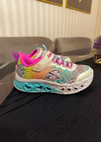 Kız Çocuk Renkli Bağcıksız Spor Ayakkabı - Görsel 9