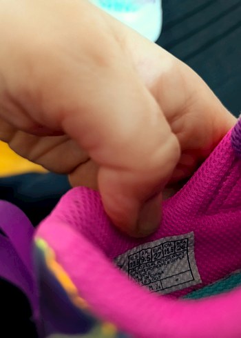 Kız Çocuk Renkli Bağcıksız Spor Ayakkabı - Görsel 7