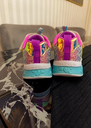 Kız Çocuk Renkli Bağcıksız Spor Ayakkabı - Görsel 10