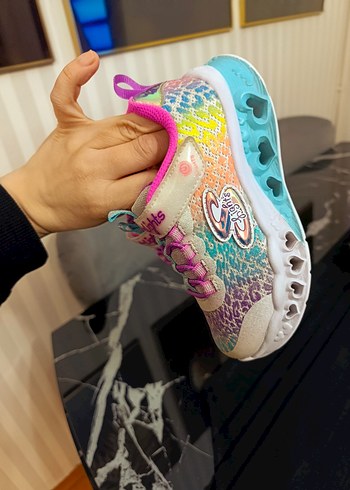 Kız Çocuk Renkli Bağcıksız Spor Ayakkabı - Görsel 6