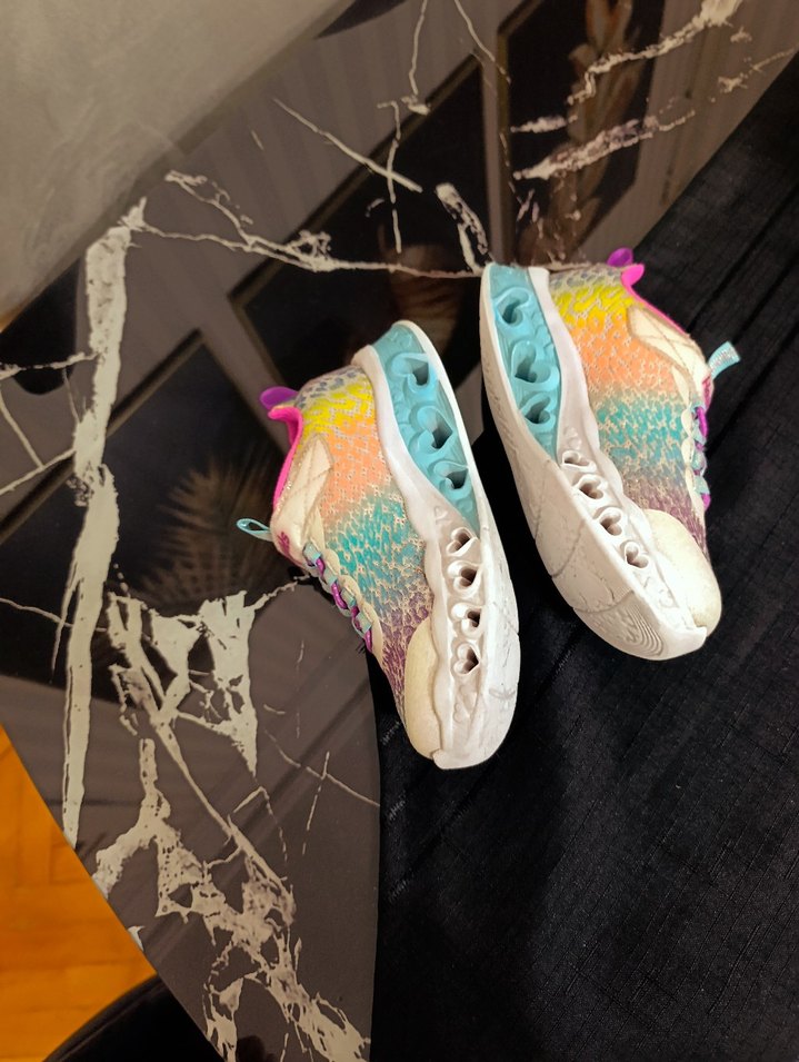 Kız Çocuk Renkli Bağcıksız Spor Ayakkabı - Görsel 4