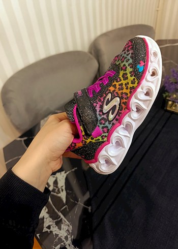 Kız Çocuk Renkli Yılan Desenli Spor Ayakkabı - Görsel 2