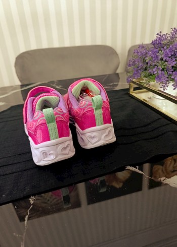 Kız Çocuk Pembe Işıklı Spor Ayakkabı - Görsel 2