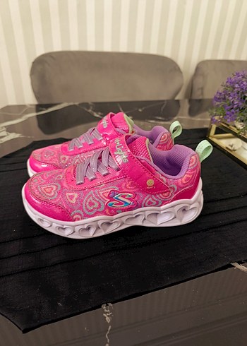 Kız Çocuk Pembe Işıklı Spor Ayakkabı - Görsel 4