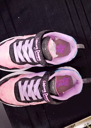 Kız Çocuk Renkli Bağcıklı Spor Ayakkabı - Görsel 3