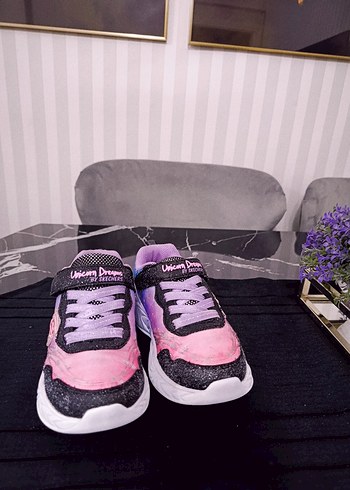 Kız Çocuk Renkli Bağcıklı Spor Ayakkabı - Görsel 6