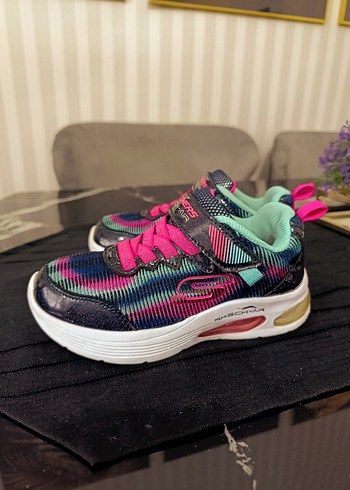 Renkli Kız Çocuk Spor Ayakkabı Velcro Bağcıklı - Görsel 3