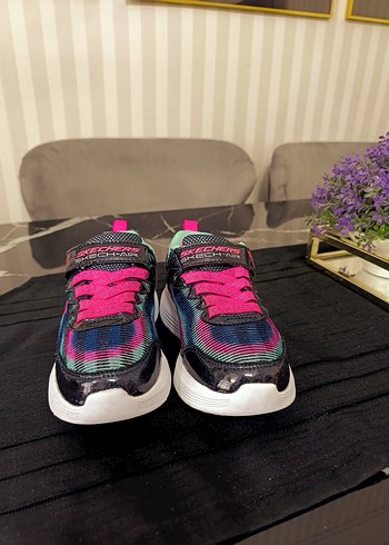 Renkli Kız Çocuk Spor Ayakkabı Velcro Bağcıklı - Görsel 11