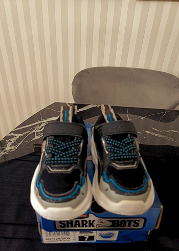 Renkli Yılan Desenli Erkek Çocuk Spor Ayakkabı - Görsel 6