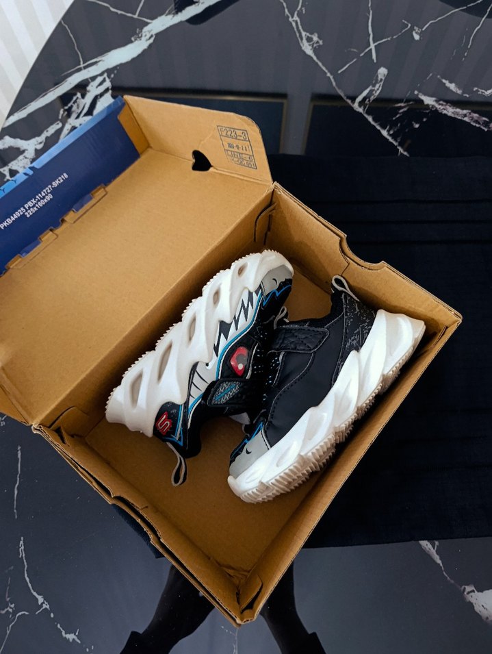 Renkli Yılan Desenli Erkek Çocuk Spor Ayakkabı - Görsel 2