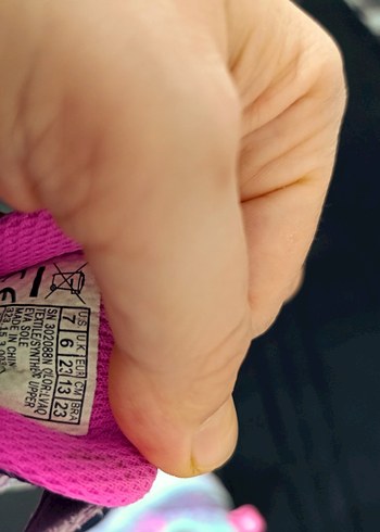 Kız Çocuk Gri Renkli Tie-Dye Spor Ayakkabı - Görsel 5