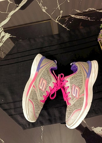 Kız Çocuk Gri Renkli Tie-Dye Spor Ayakkabı - Görsel 8